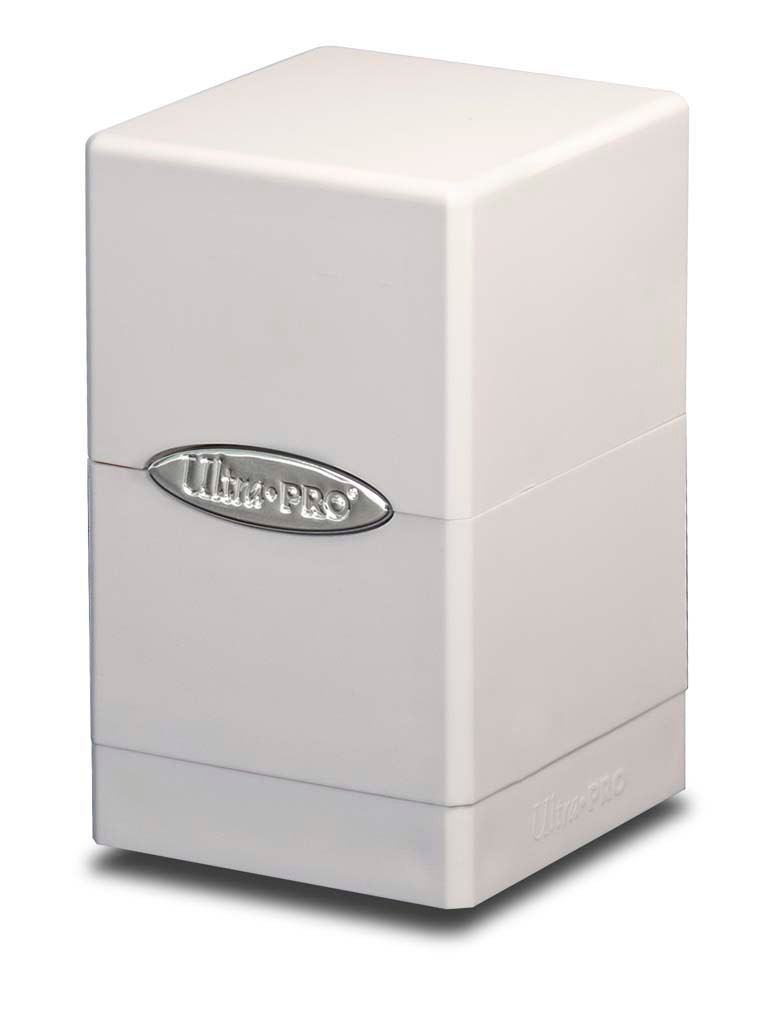 White - Satin Tower Deckbox (Ultra Pro)