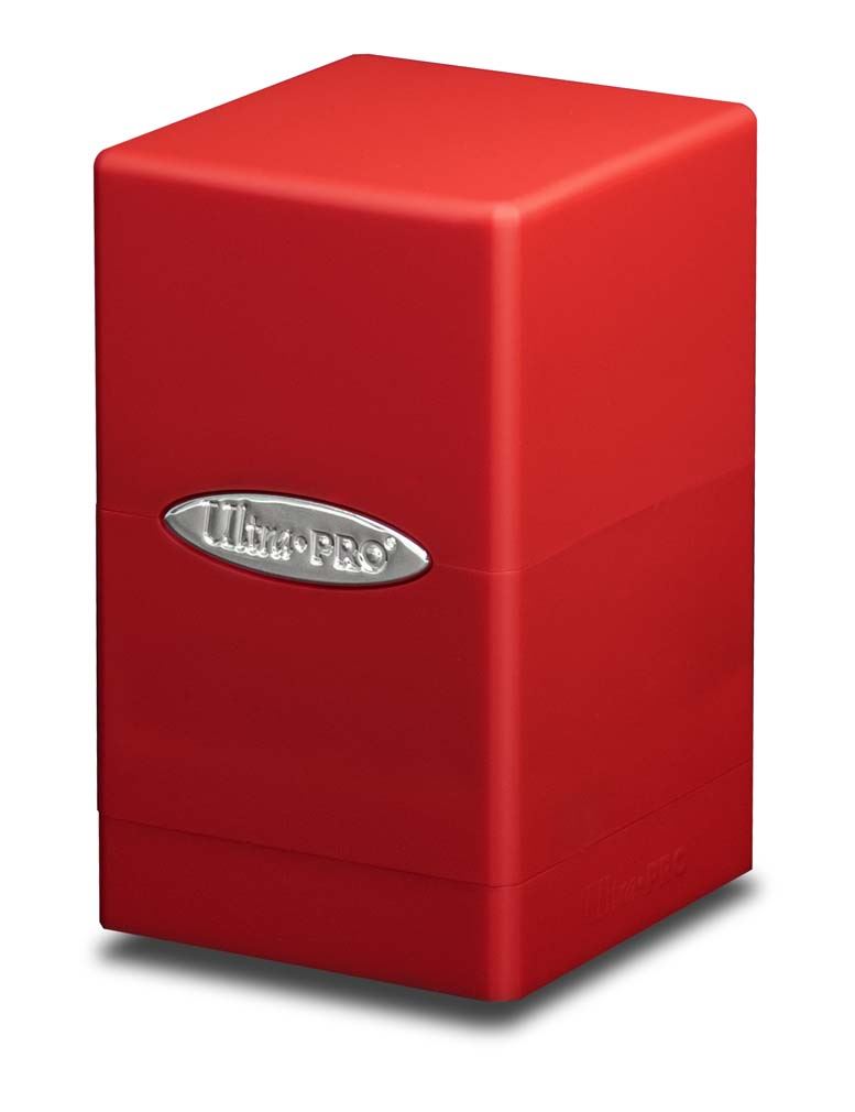 Red - Satin Tower Deckbox (Ultra Pro)