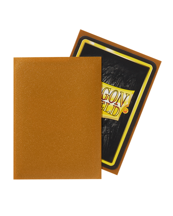 Gold - Matte Card Sleeves (Dragon Shield)