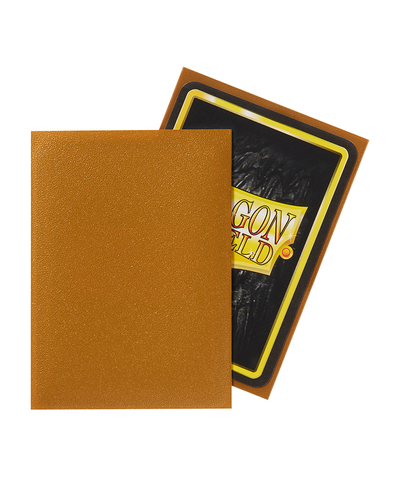 Gold - Matte Card Sleeves (Dragon Shield)