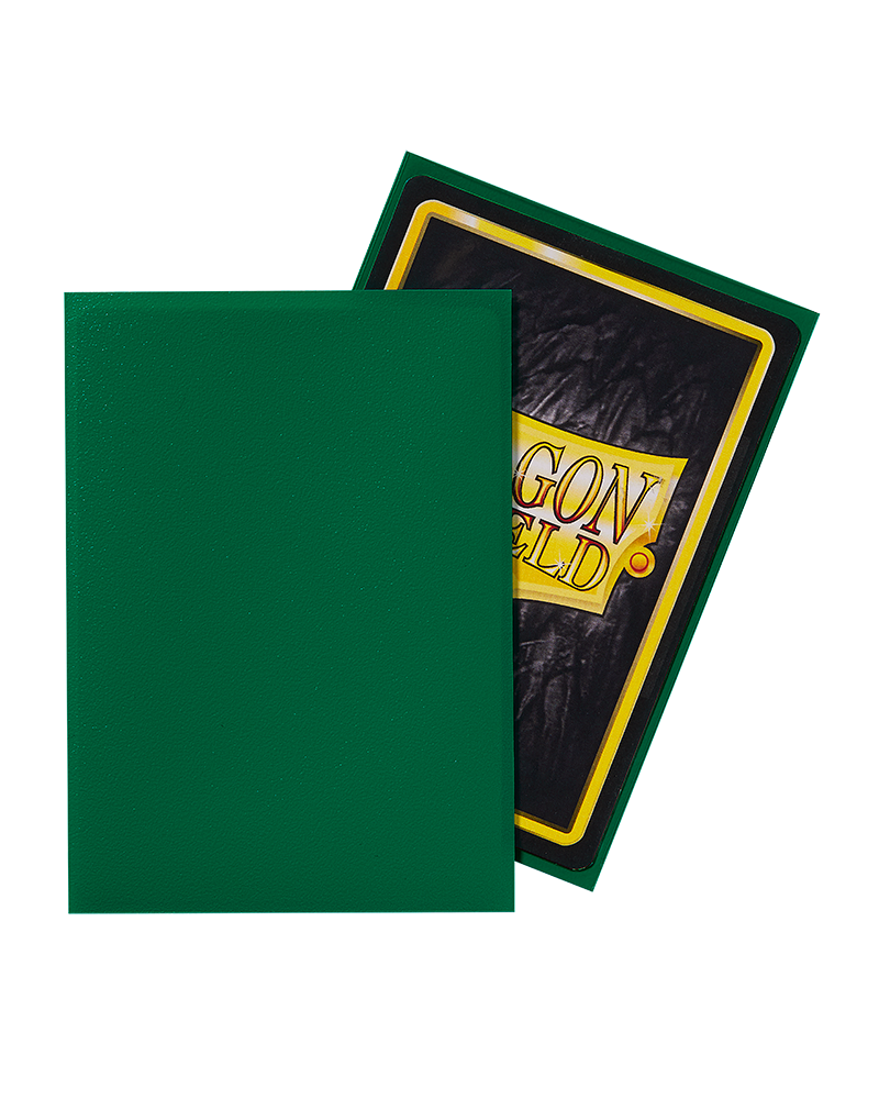 Green - Matte Card Sleeves (Dragon Shield)