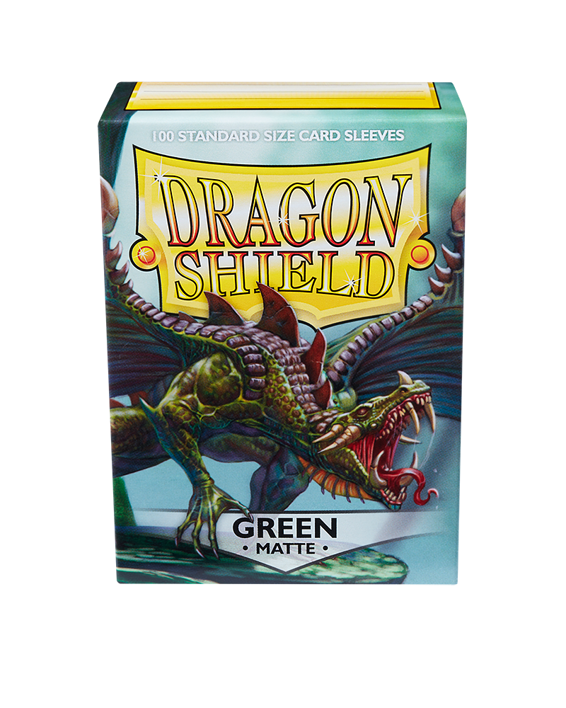 Green - Matte Card Sleeves (Dragon Shield)