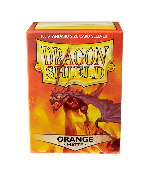 Orange - Matte Card Sleeves (Dragon Shield)