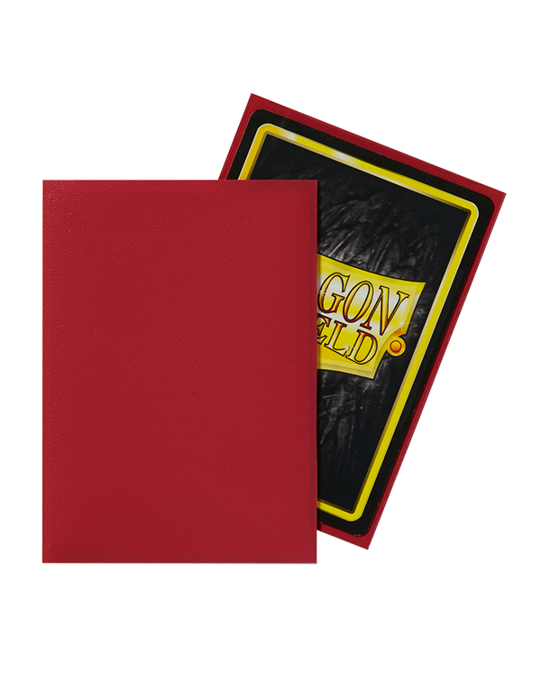 Red - Matte Card Sleeves (Dragon Shield)