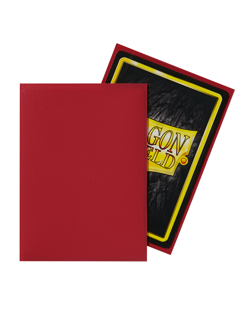 Red - Matte Card Sleeves (Dragon Shield)