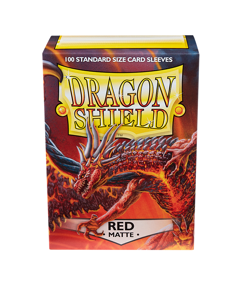 Red - Matte Card Sleeves (Dragon Shield)