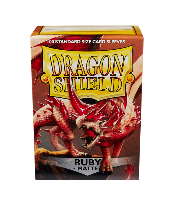 Ruby - Matte Card Sleeves (Dragon Shield)