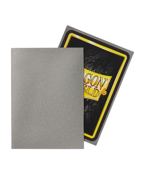 Silver - Matte Card Sleeves (Dragon Shield)