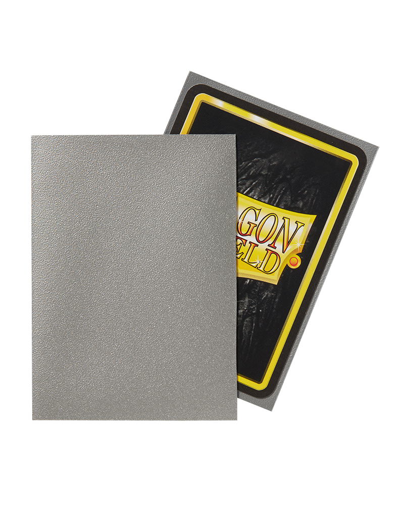 Silver - Matte Card Sleeves (Dragon Shield)