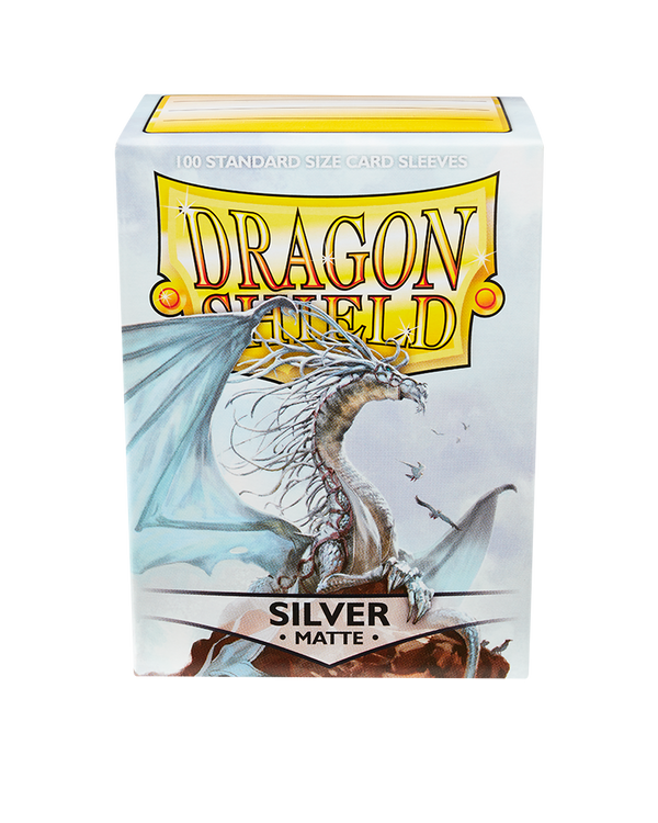 Silver - Matte Card Sleeves (Dragon Shield)