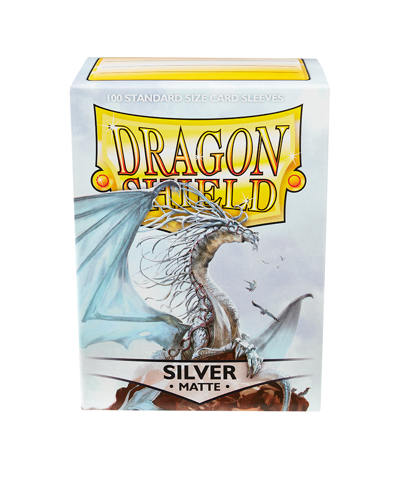Silver - Matte Card Sleeves (Dragon Shield)