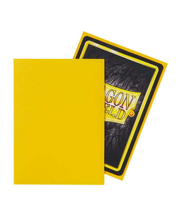 Yellow - Matte Card Sleeves (Dragon Shield)