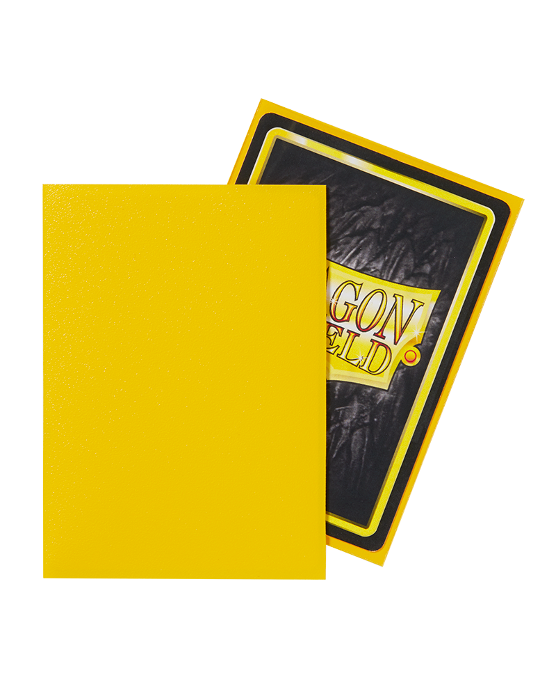 Yellow - Matte Card Sleeves (Dragon Shield)