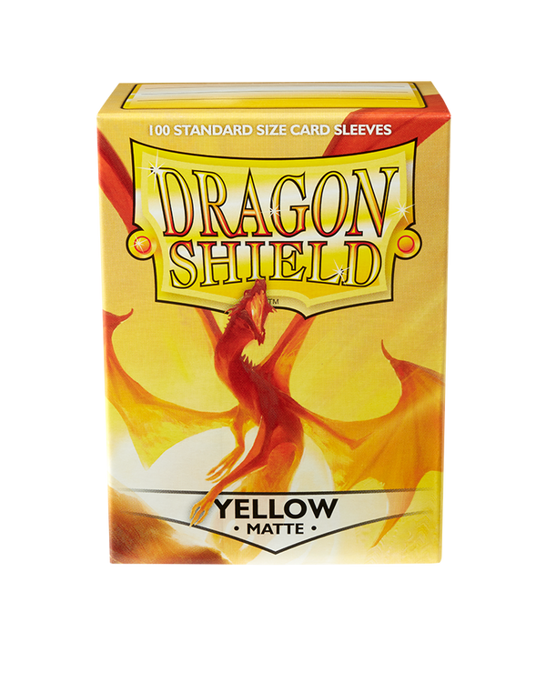 Yellow - Matte Card Sleeves (Dragon Shield)