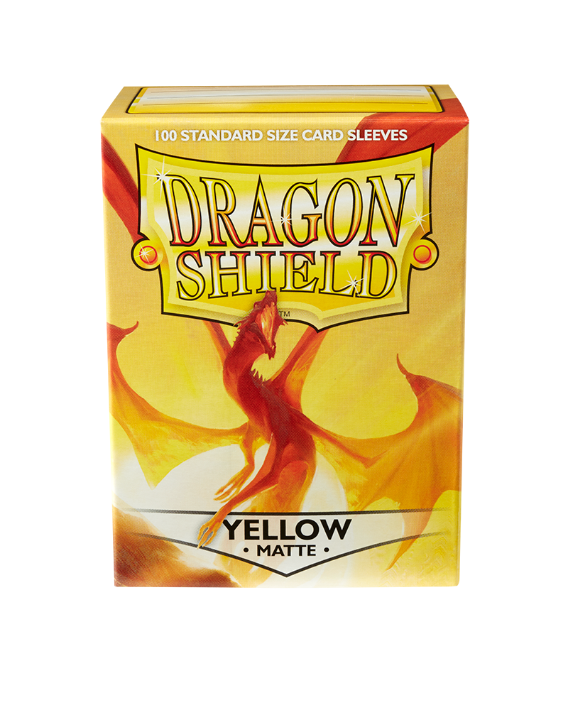 Yellow - Matte Card Sleeves (Dragon Shield)