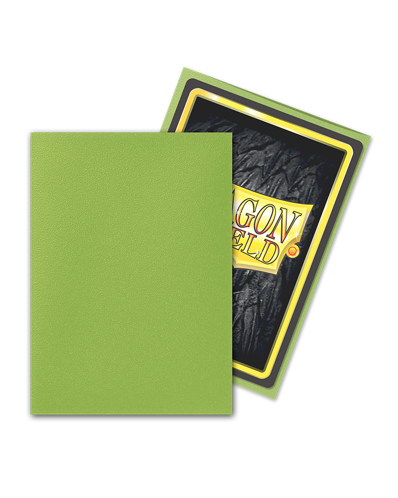 Lime - Matte Card Sleeves (Dragon Shield)
