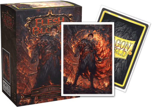 Flesh and Blood Matte Art Sleeves [Azalea / Katsu / Prism / Oldhim / Chane / Lexi / Dromai / Fai / Iyslander / Ouvia / Azvolai / Miragai / The Emperor] (Dragon Shield)