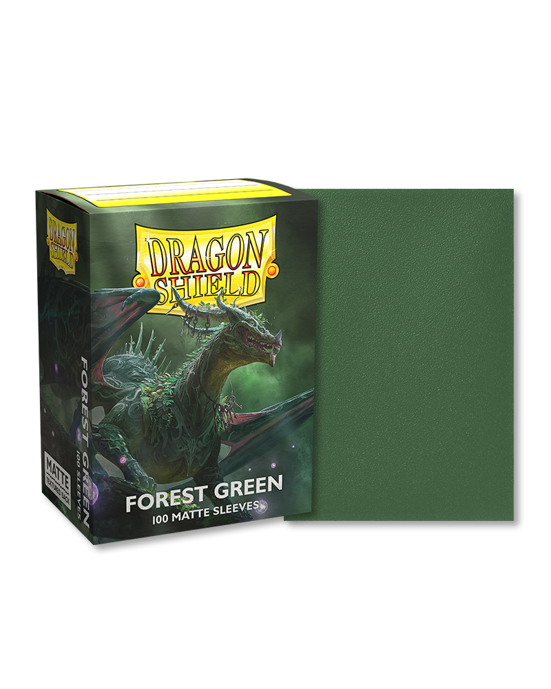 Forest Green - Matte Card Sleeves (Dragon Shield)