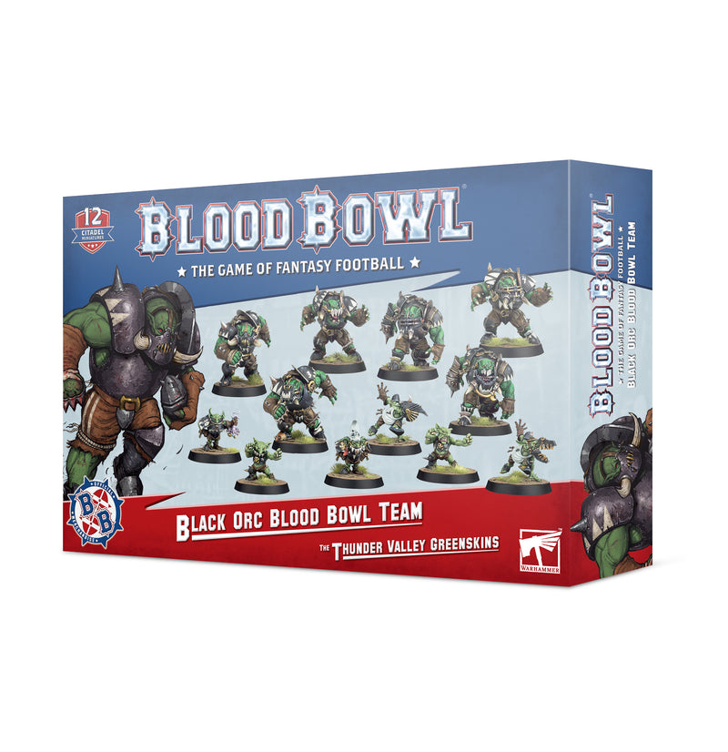 Blood Bowl: Thunder Valley Greenskins - The Black Orc Team (Blood Bowl - Games Workshop)