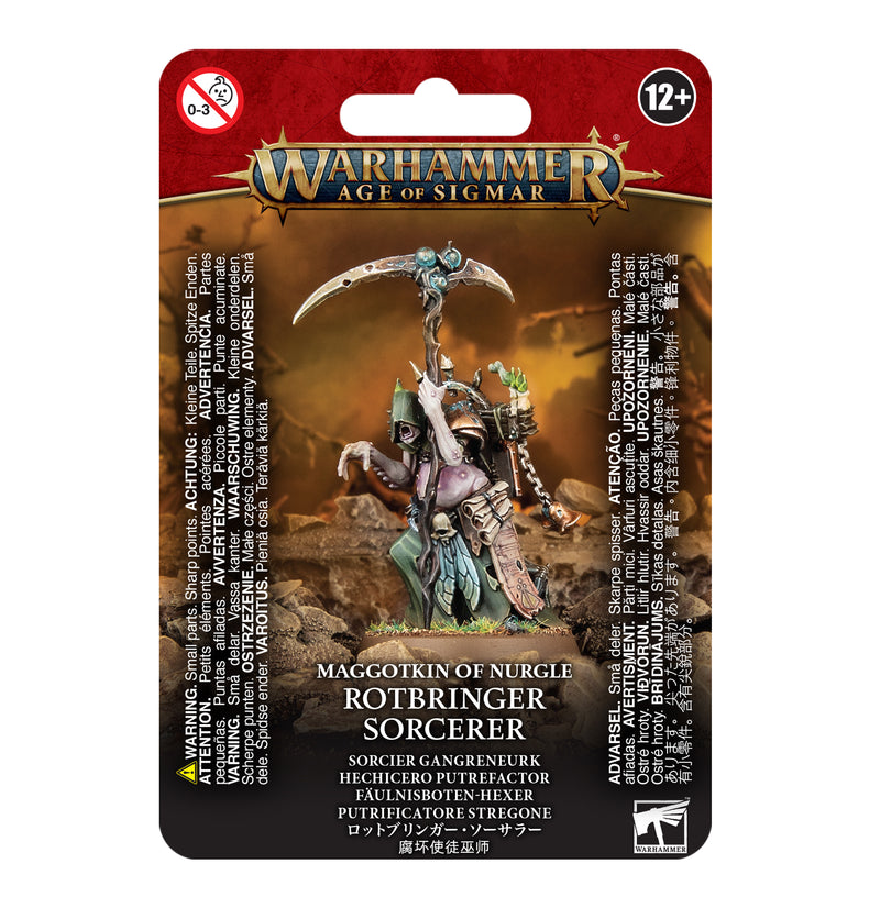 Maggotkin of Nurgle: Rotbringer Sorcerer (Warhammer Age of Sigmar - Games Workshop)