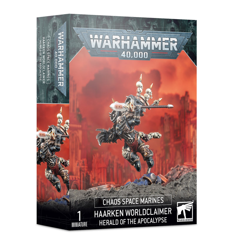 Chaos Space Marines: Haarken Worldclaimer, Herald of the Apocalypse (Warhammer 40,000 - Games Workshop)