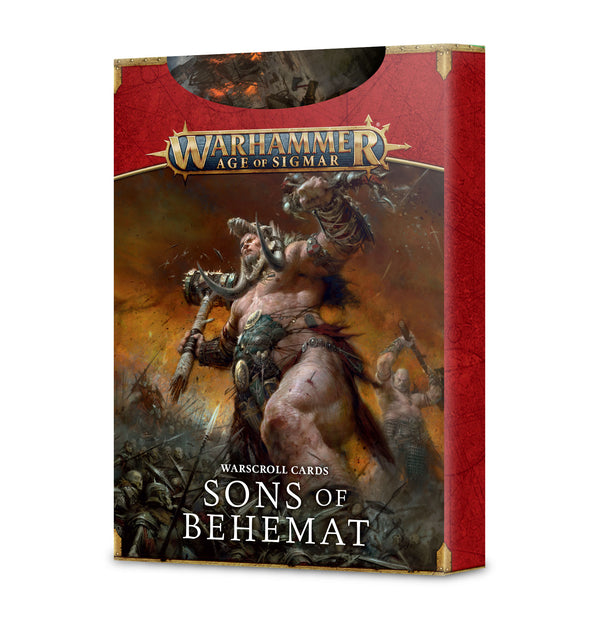 Warscroll Cards: Sons of Behemat (Warhammer Age of Sigmar - Games Workshop)