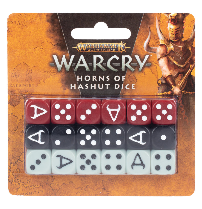 Warcry: Horns of Hashut Dice (Warhammer Age of Sigmar - Games Workshop)