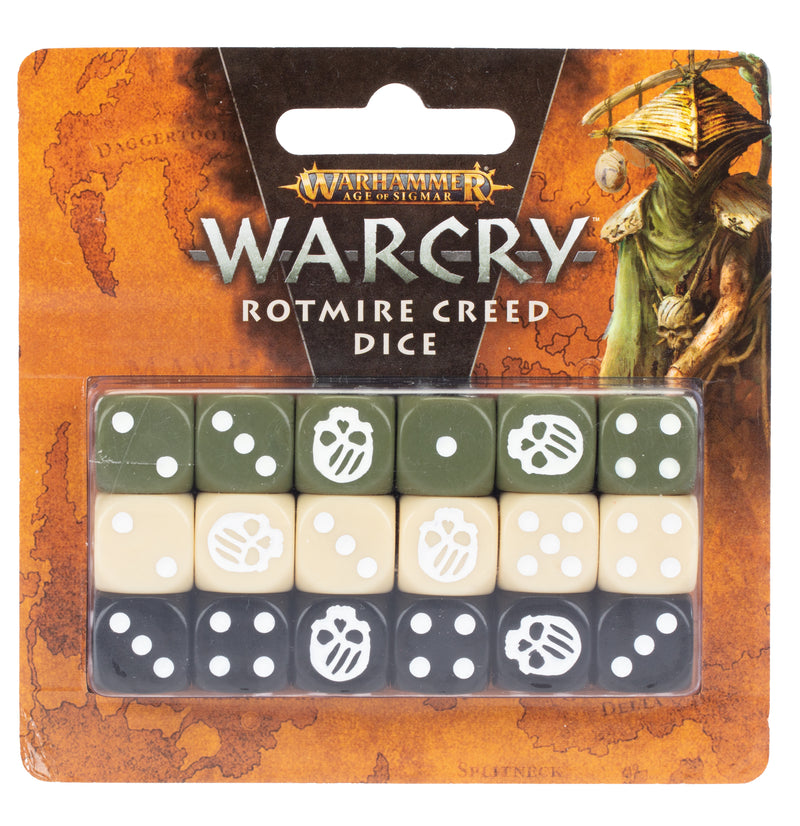Warcry: Rotmire Creed Dice (Warhammer Age of Sigmar - Games Workshop)