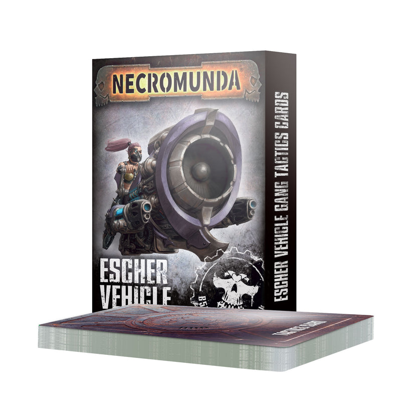 Necromunda: Escher Vehicle Gang Tactics Cards (Necromunda - Games Workshop)