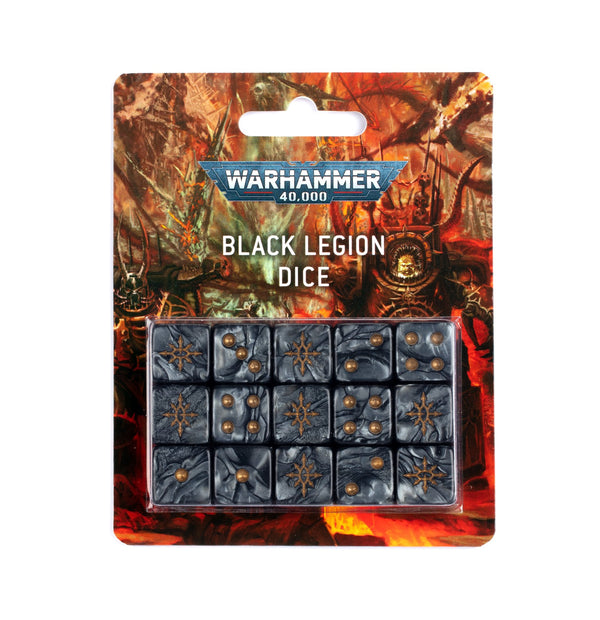 Black Legion: Dice Set (Warhammer 40,000 - Games Workshop)