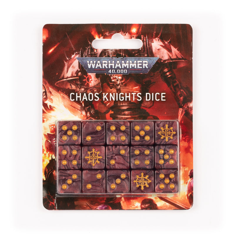Chaos Knights Dice Set (Warhammer 40,000 - Games Workshop)