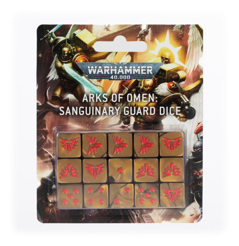 Arks of Omen: Sanguinary Guard Dice Set (Warhammer 40,000 - Games Workshop)