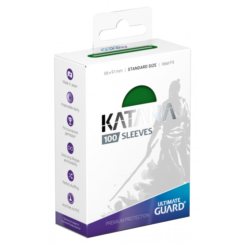 Green - Katana Card Sleeves (Ultimate Guard) MinMaxGames Green - Katana Card Sleeves (Ultimate Guard) MinMaxGames