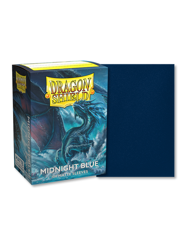 Midnight Blue - Matte Card Sleeves (Dragon Shield)