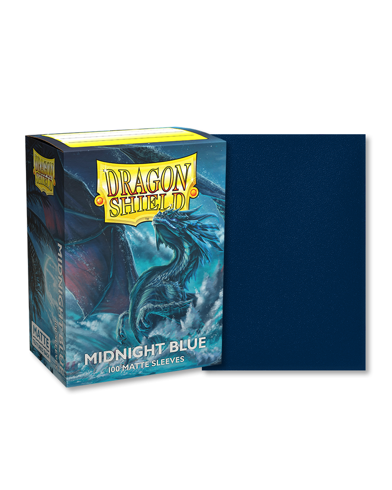 Midnight Blue - Matte Card Sleeves (Dragon Shield)