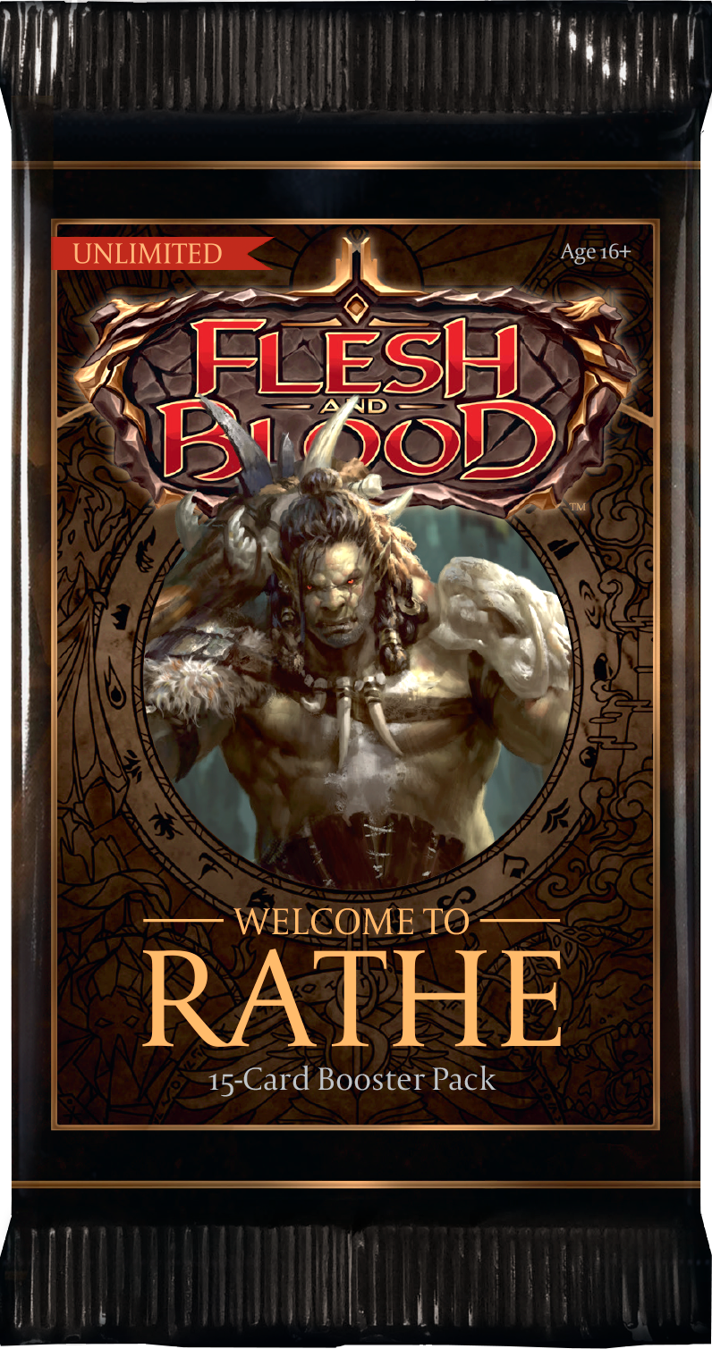 Booster Pack - Welcome to Rathe Unlimited (Flesh and Blood Booster Pack - Welcome to Rathe Unlimited (Flesh and Blood